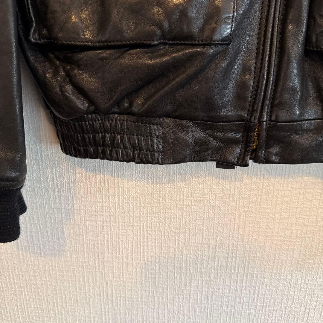 ナ*カ様 POLO レザージャケット 黒 フロントジッパー