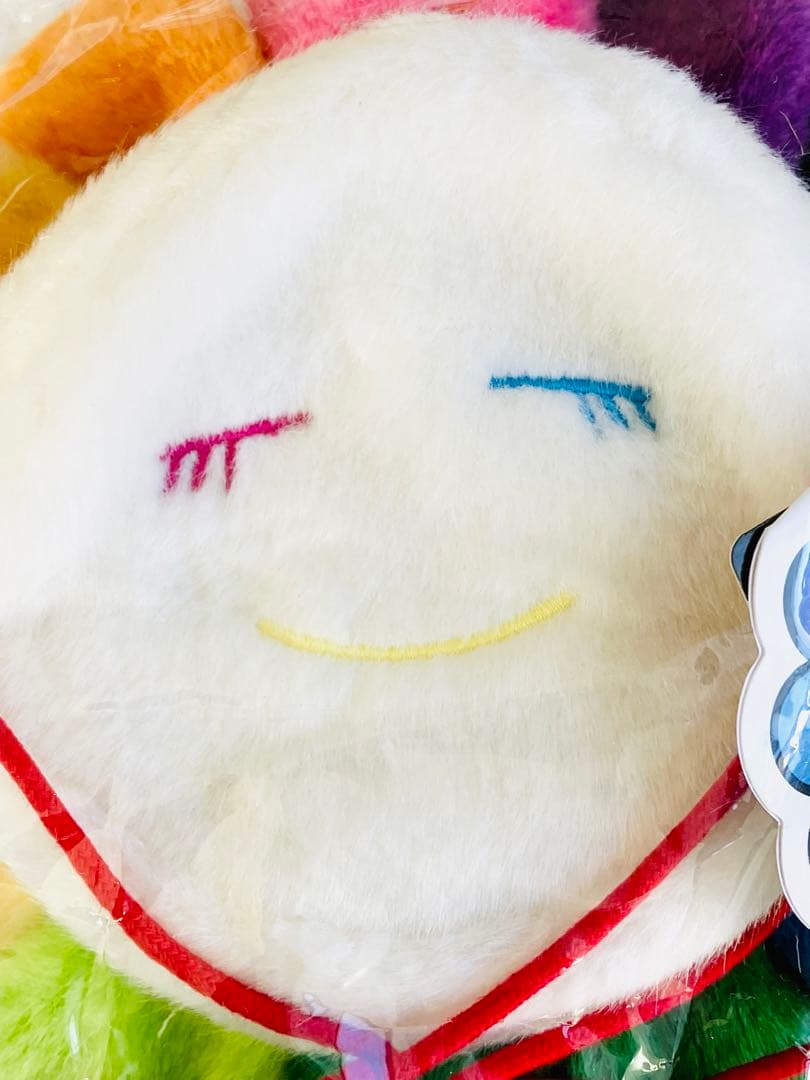 村上隆　カイカイキキ　お花 ポシェット　レインボー ホワイト イエロー