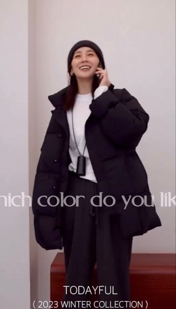 TODAYFUL スタンドカラーダウンジャケット36