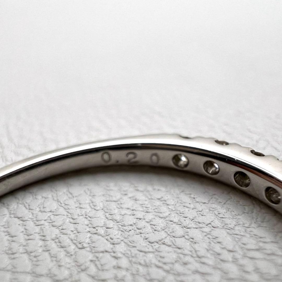 プラチナpt900リング　ダイヤ0.2ct 12号 1.62 g