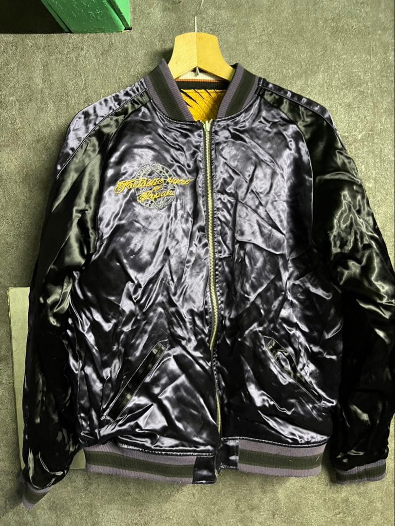 抜刀娘 絡繰魂 リバーシブル スカジャン ビッグ刺繍 XLサイズ