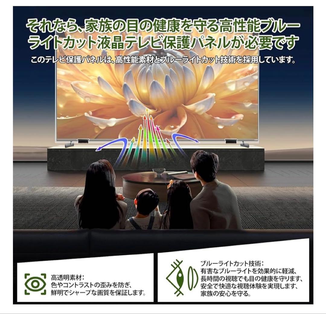 北海道受け渡し限定 テレビ保護パネル 65インチ 有機el カバー アクリル