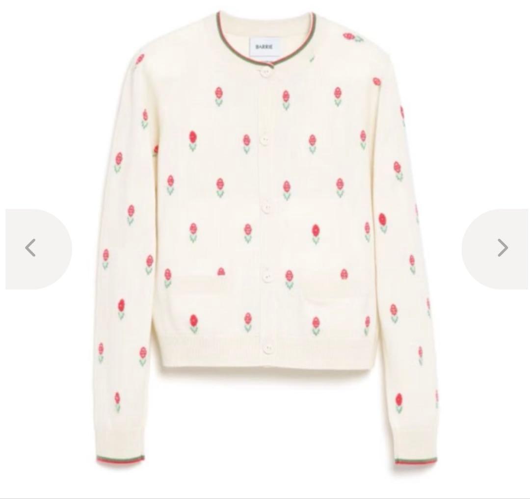 新品　BARRIE カシミヤ　カーディガン