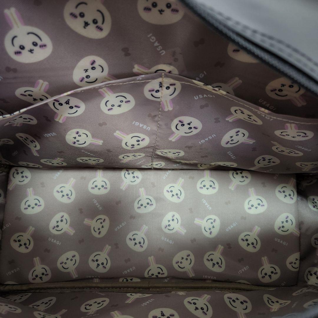 ちいかわ うさぎ スクールバッグ ボストンバッグ 黒