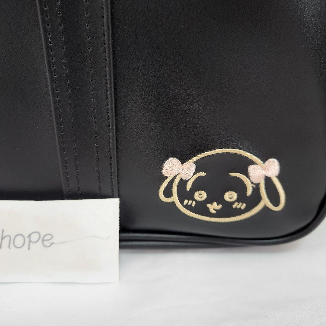 ちいかわ うさぎ スクールバッグ ボストンバッグ 黒