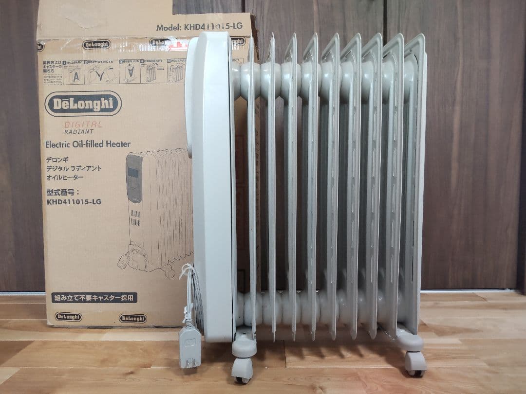 【DeLonghi】 デロンギ オイルヒーター 【KHD411015-LG】