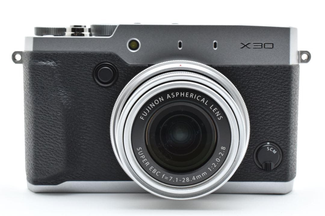 FUJIFILM X30 シルバー コンパクトデジタルカメラ コンデジ 動作品