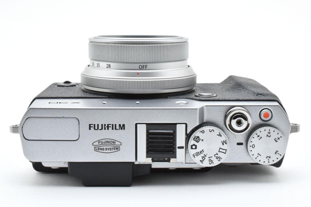 FUJIFILM X30 シルバー コンパクトデジタルカメラ コンデジ 動作品