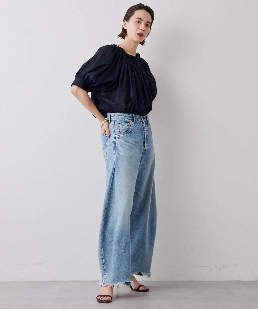 ウィムガゼット　whim gazette ラインカーブDENIM インディゴ36