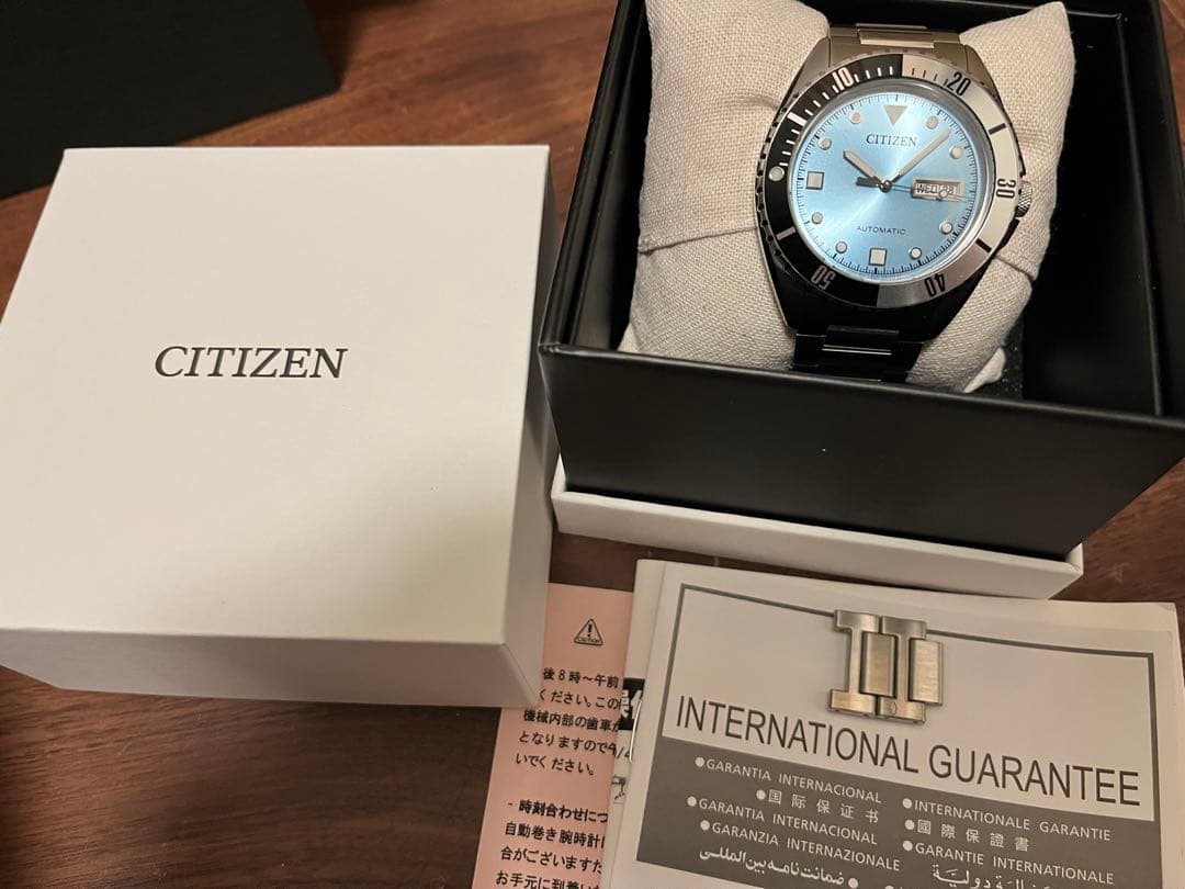 【極美品】シチズン自動巻き腕時計ダイバーズNH7530-52L