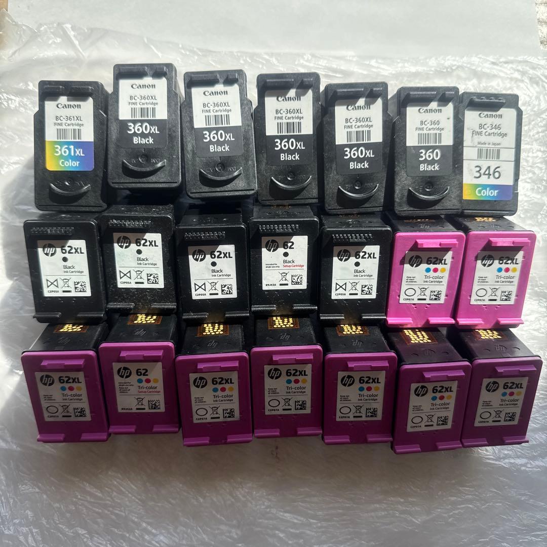 Canon hp 使用済みインク BC-360XL BC-361XL