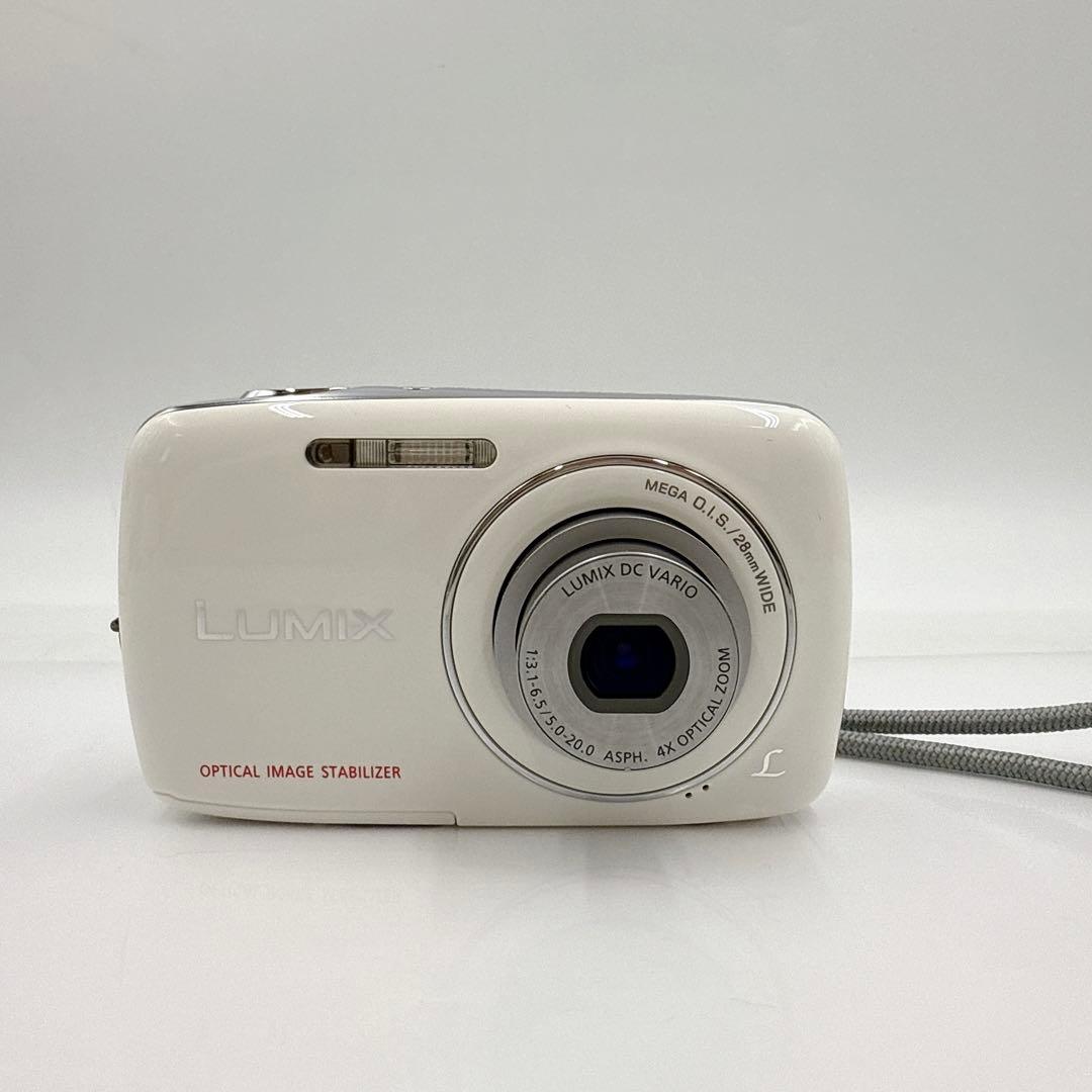【美品】Panasonic LUMIX DMC-S1 ホワイト デジカメ