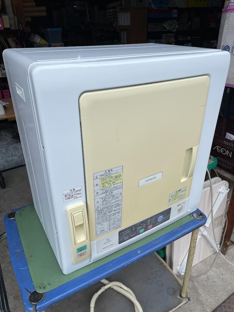 ★動作〇★ 日立 衣類乾燥機 DE-N50WV 5kg 乾燥機