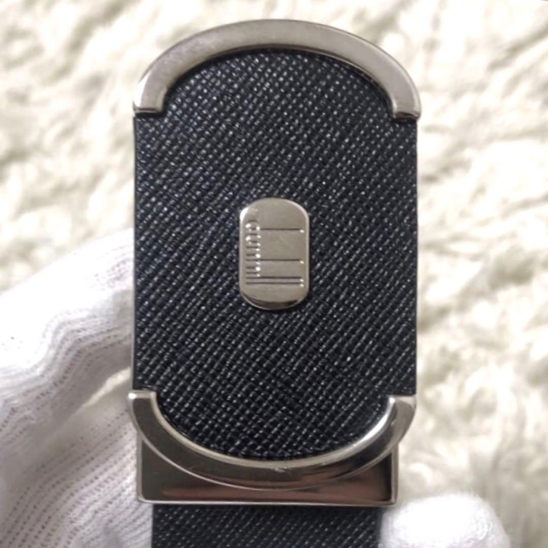 未使用✨ダンヒル サフィアーノレザー　ベルト ブラック
