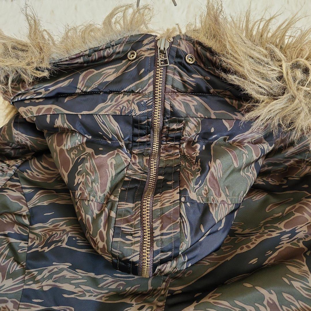 ヒステリックグラマー ミリタリージャケット　タイガーカモ　プリマロフト N-3B