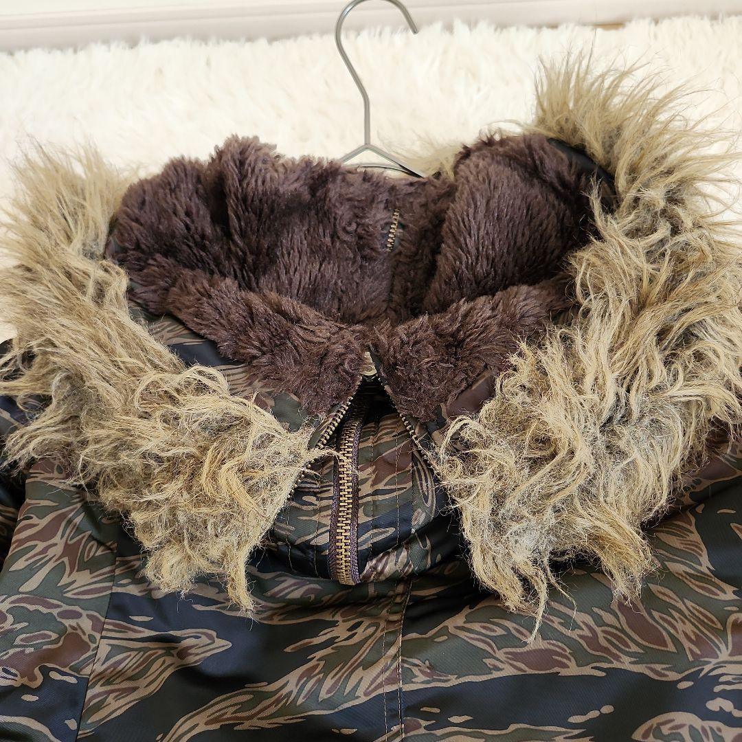 ヒステリックグラマー ミリタリージャケット　タイガーカモ　プリマロフト N-3B