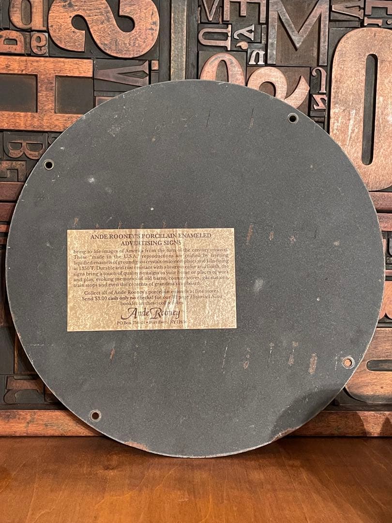 シ*ン様 40s USAビンテージ 琺瑯看板Oilzum モーターオイル広告プレ