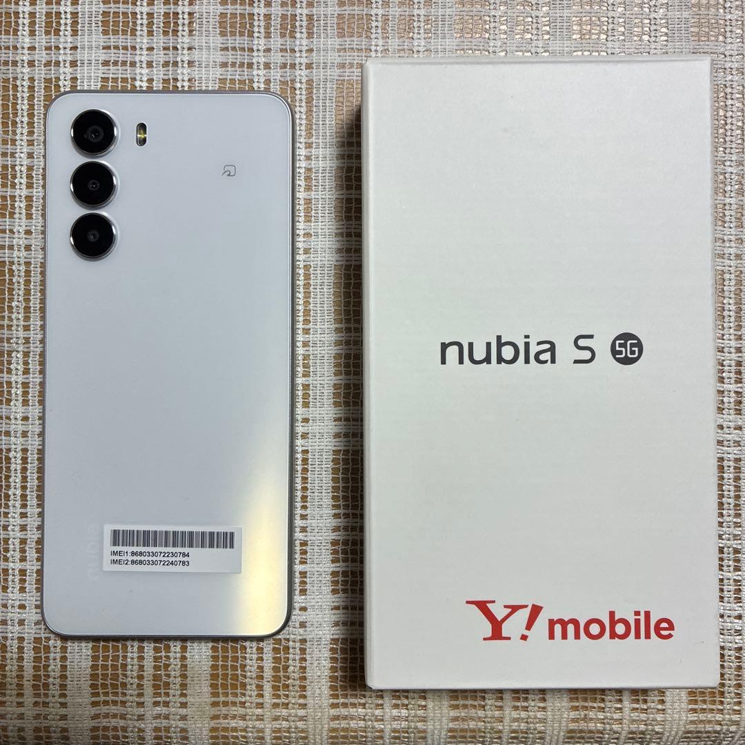 nubia S 5G A403ZT ホワイト Y!mobile 未使用