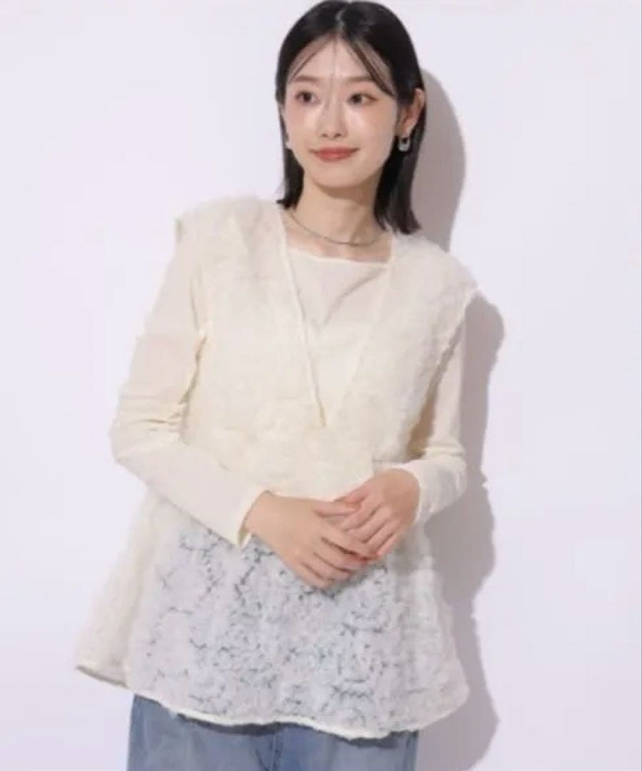 【Mystrada】デコラチュールブラウス