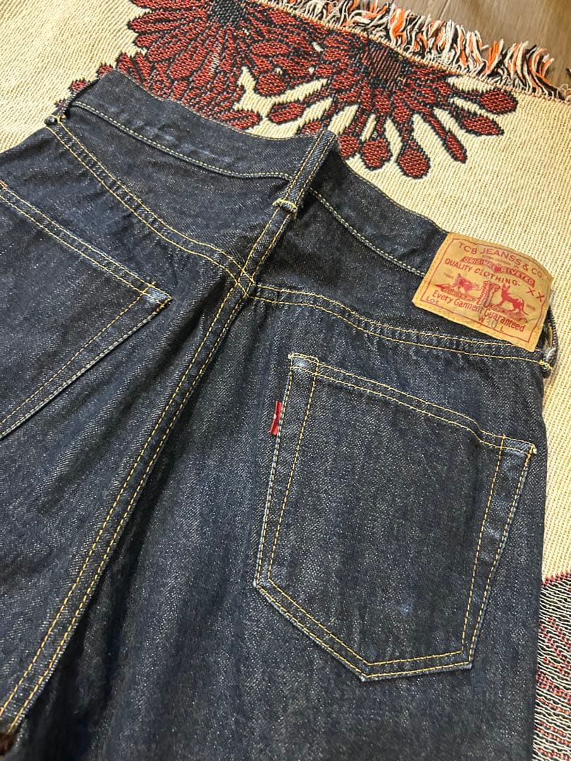 tcbjeans 50s w30 赤タブ
