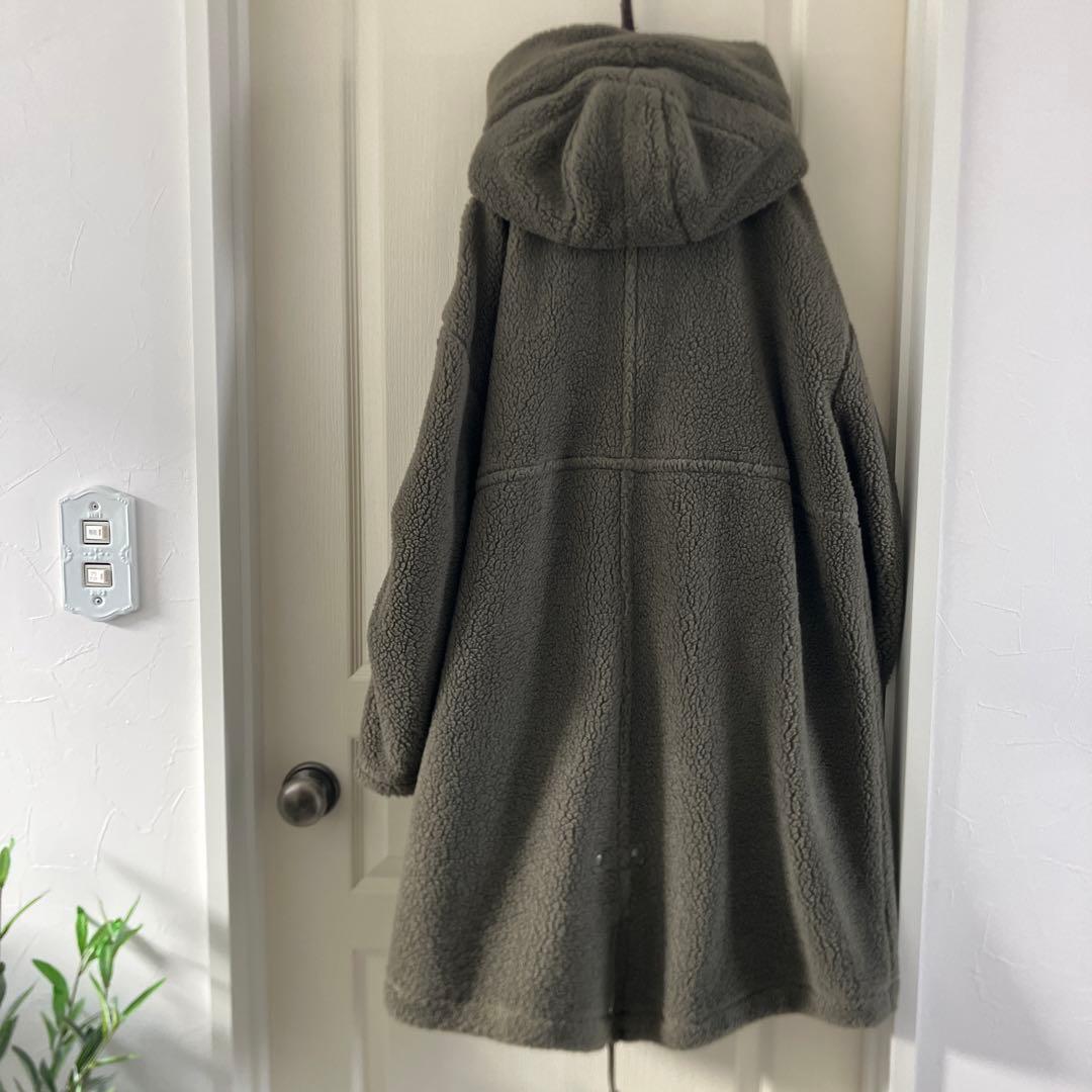 美品✨journalジャーナルスタンダード カーキボアフードビッグモッズコートM