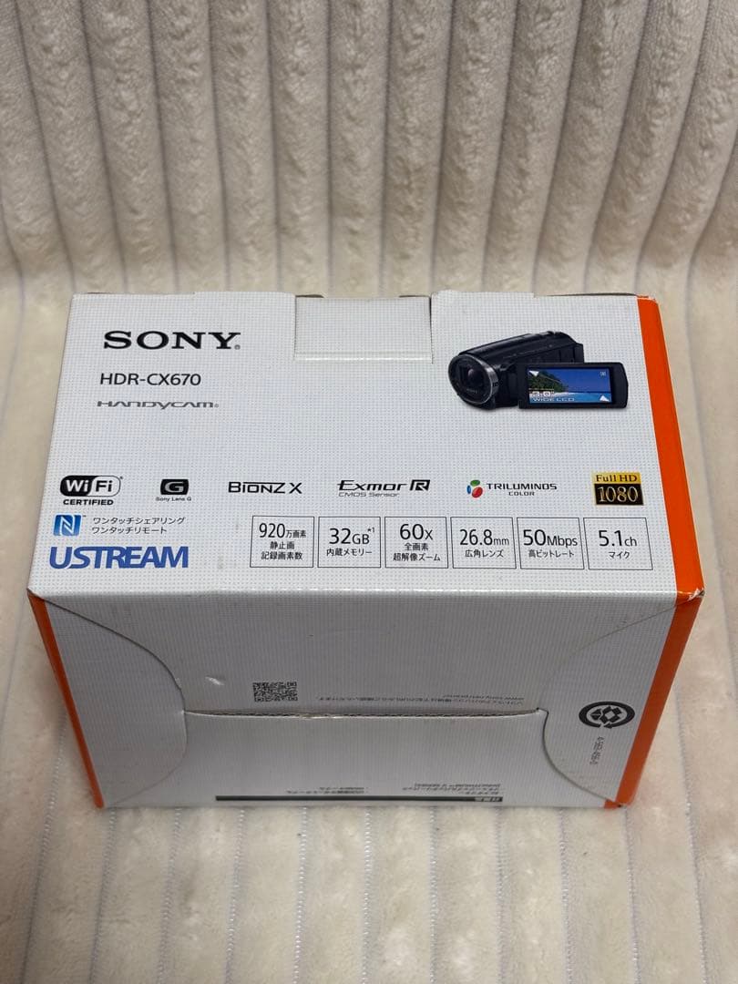 SONY HDR-CX670 ビデオカメラ 美品　付属品多数　中古