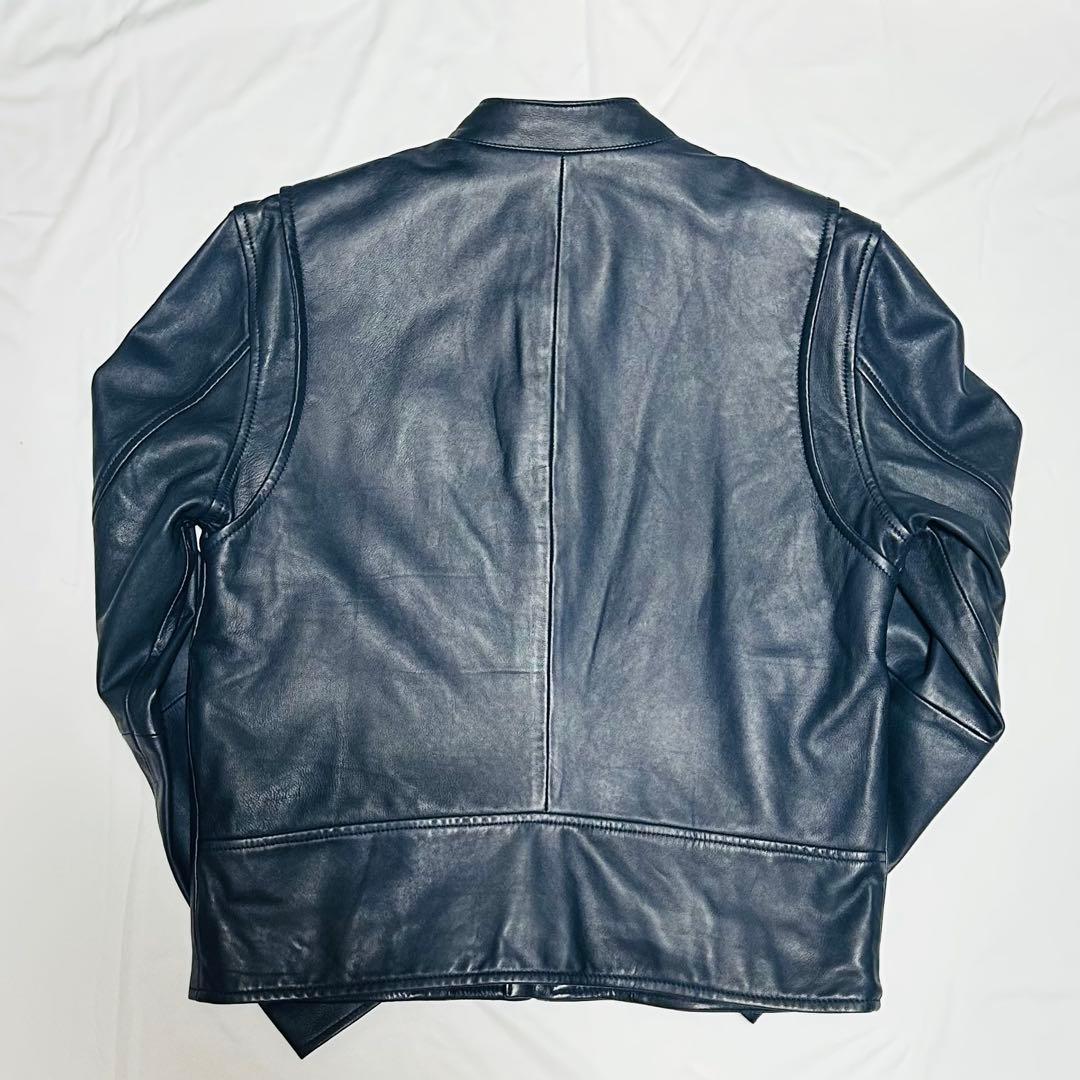 LEVI'S レザー シングルライダースジャケット リーバイス イタリア製 牛革