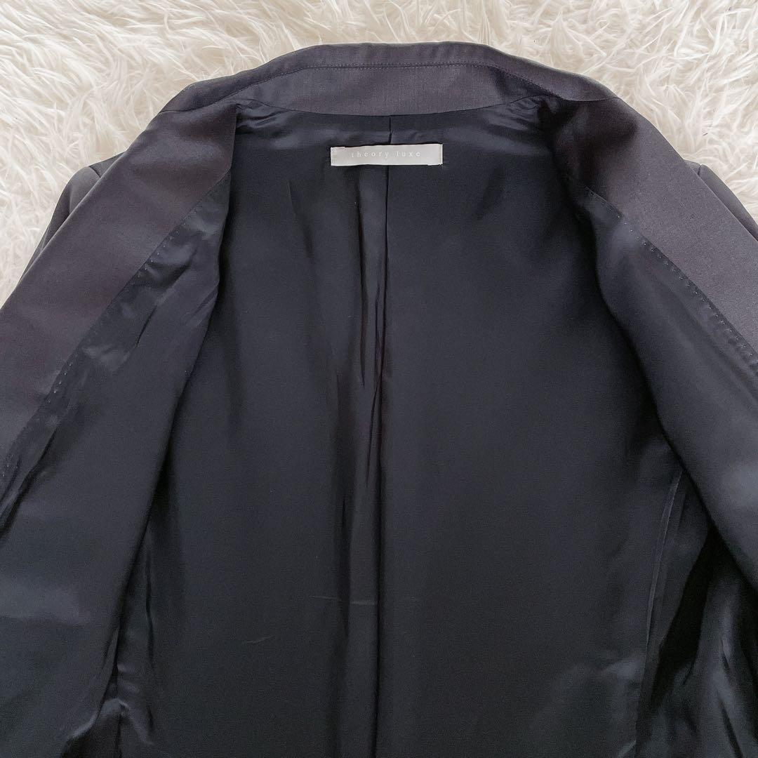 希少✨【セオリーリュクス】テーラードジャケットパンツスーツセットアップ ネイビー