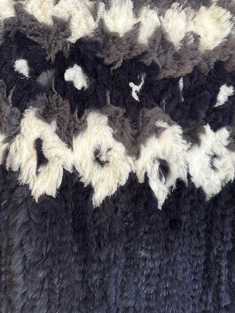 バックラッシュ ラビットファーニット　ベスト Mサイズ 美品