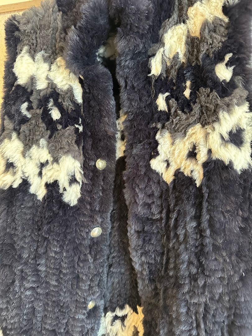 バックラッシュ ラビットファーニット　ベスト Mサイズ 美品