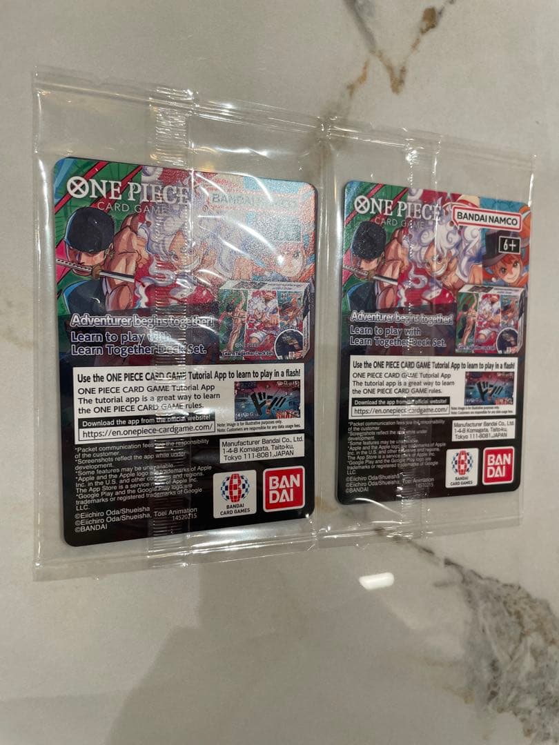 ワンピース モンキー・D・ルフィ アメリカ大学バスケ限定プロモ　未開封2パック