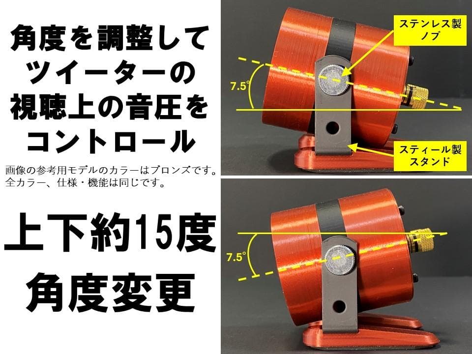 アドオン■高能率97dBホーンツイーター2個セット■カラー：ブロンズGHB01