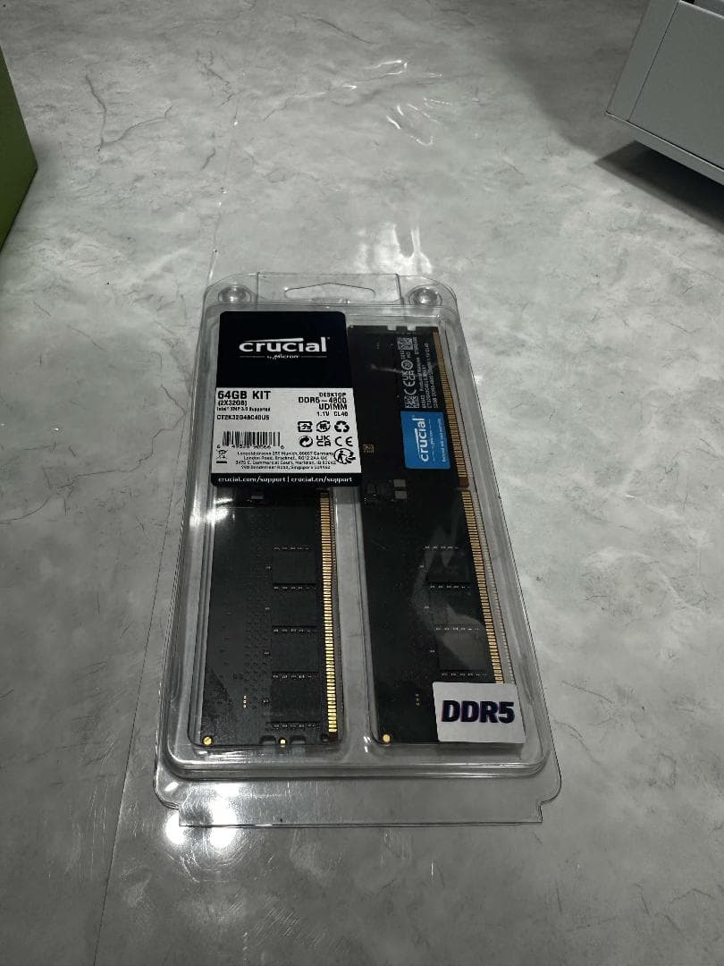 メモリー DDR5-4800 64GB (32GBx2)