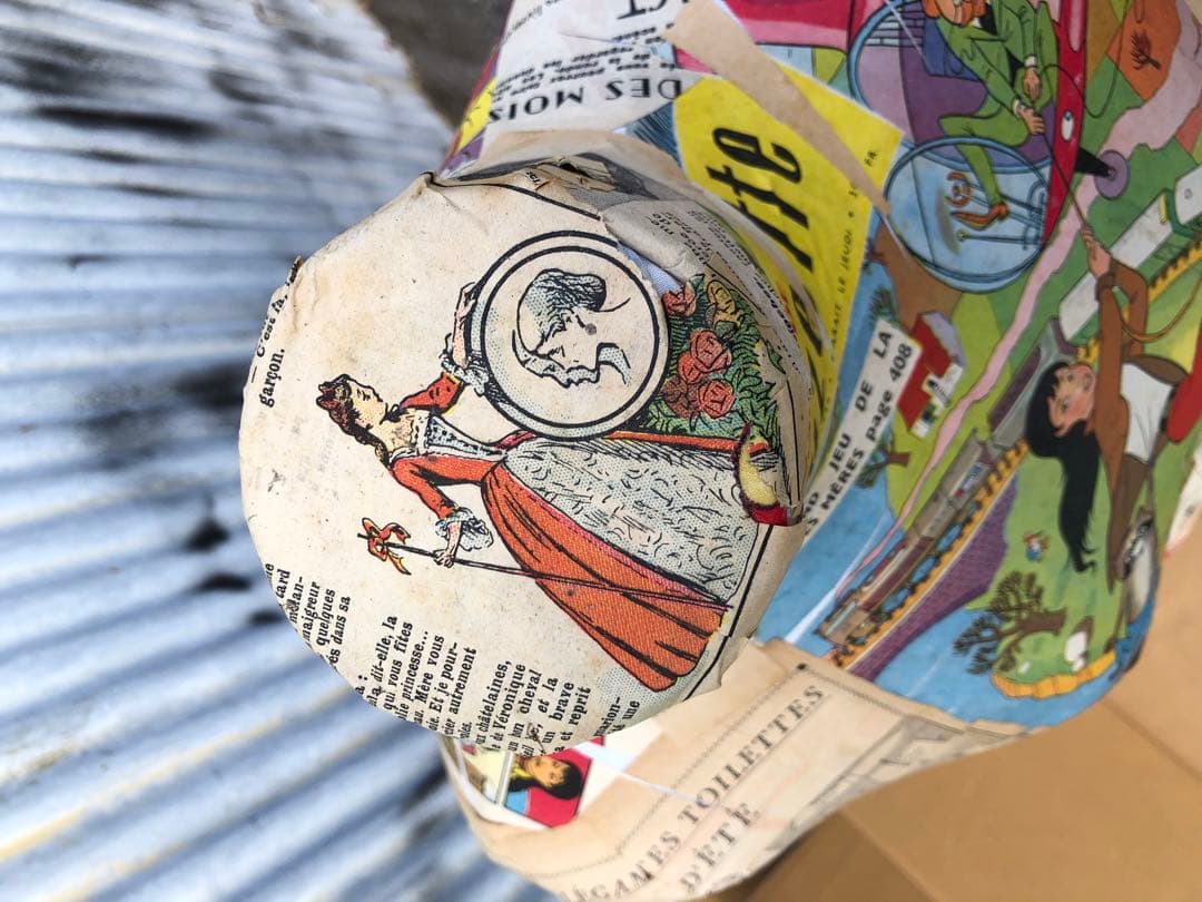 夢八トルソー　フランスの少女紙貼ったトルソー マネキン　ボディー