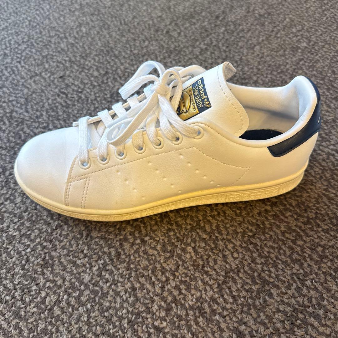 adidas Stan Smith ゴルフホワイトスニーカー 6.5 US