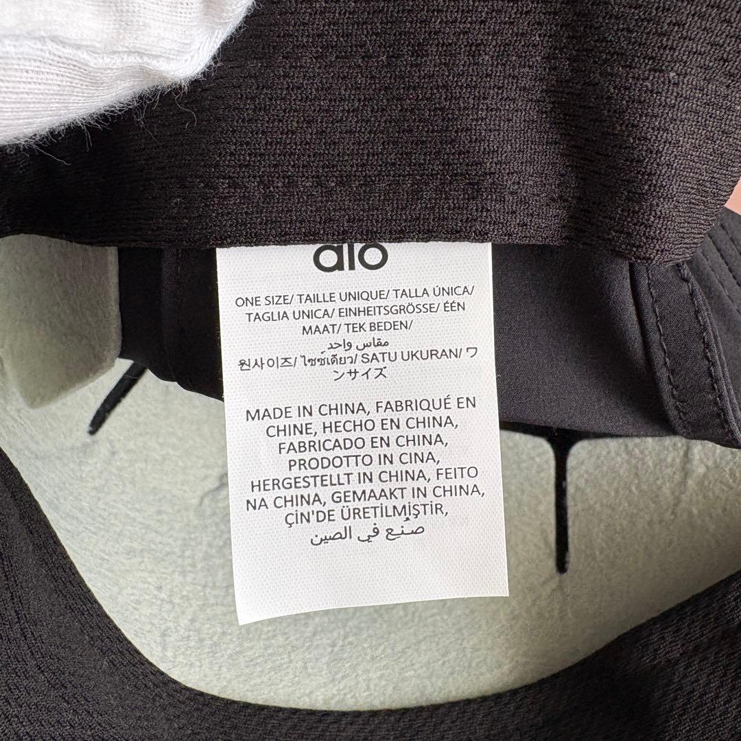 【新品、タグ付き】ALO yoga アローヨガ　ソウル　 キャップ　ブラック