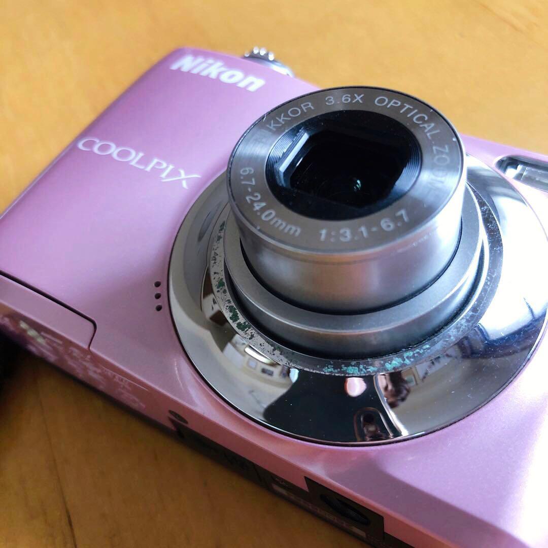美品 NIKON COOLPIX L21 クールピクス ピンク デジカメ