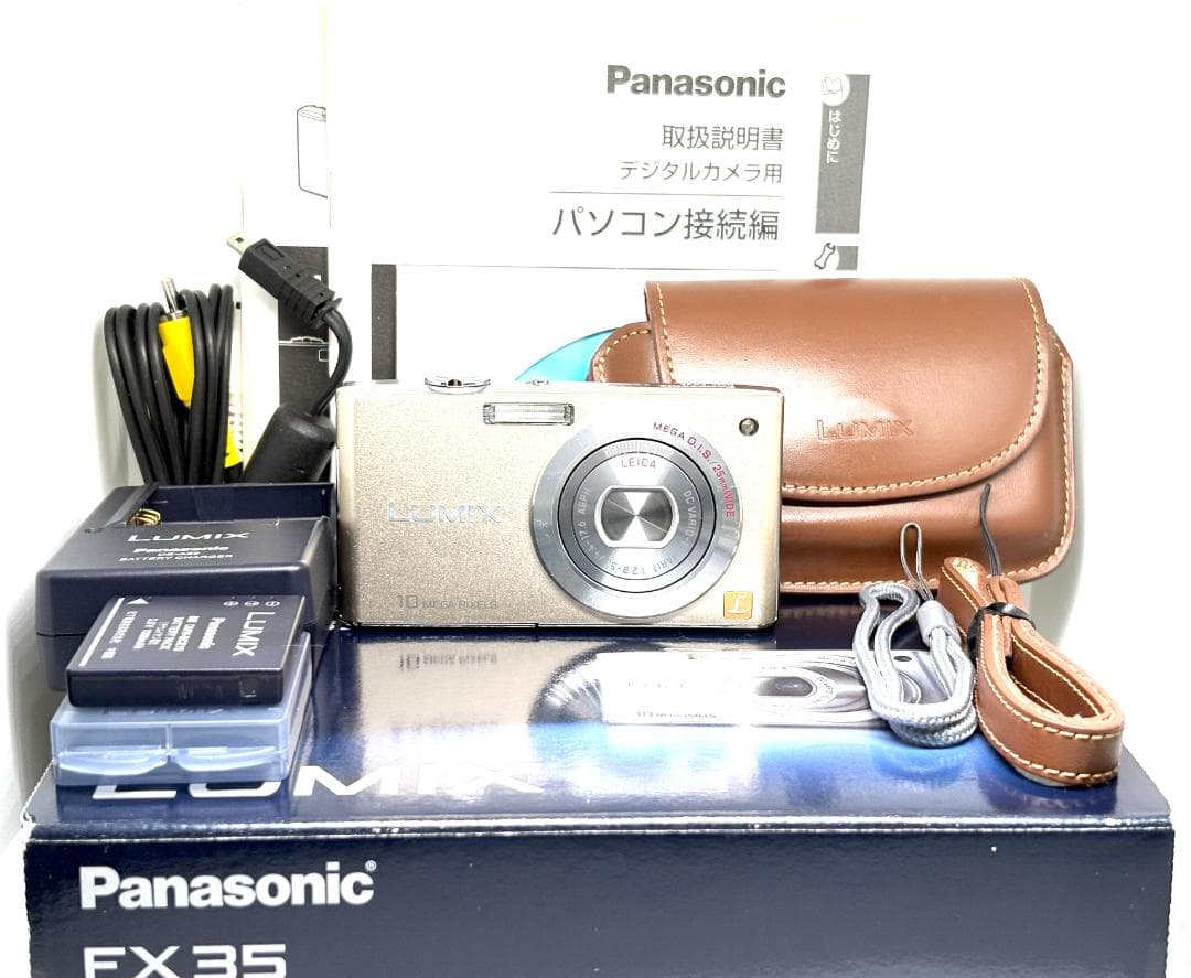 パナソニック　Panasonic LUMIX DMC-FX35 ゴールド《元箱》