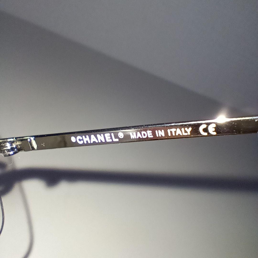 CHANEL シャネル シルバー リムレス サングラス 4017-D 希少