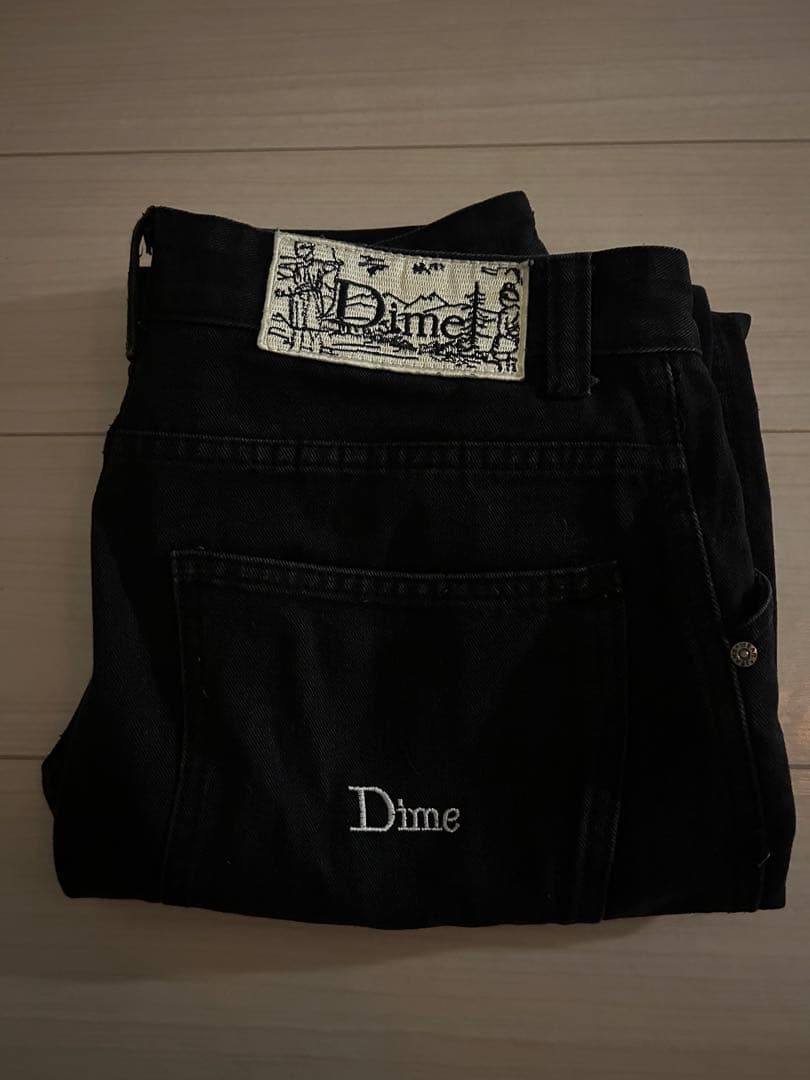 Dime ブラックデニム Mサイズ