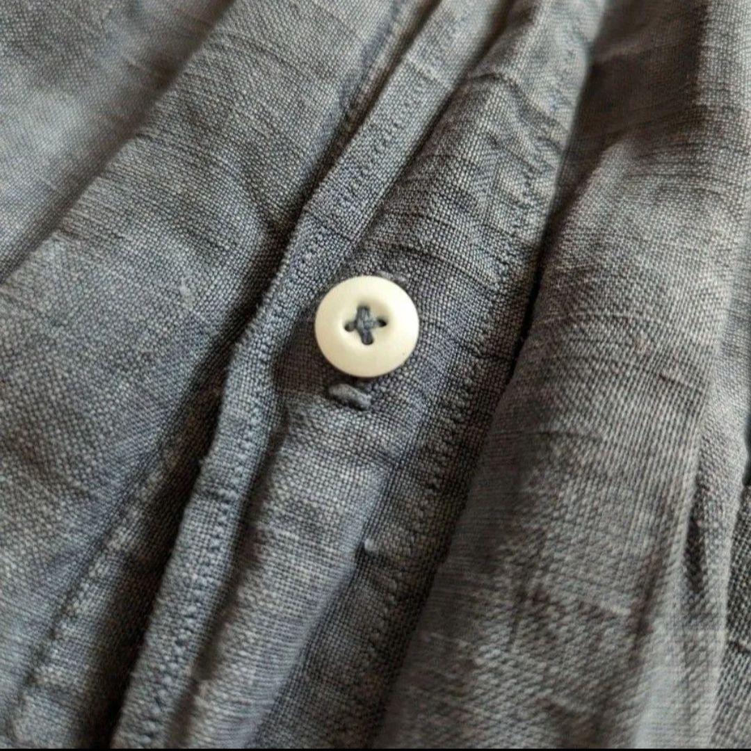 【最終価格】1900s フレンチアンティーク　インディゴリネンスモック