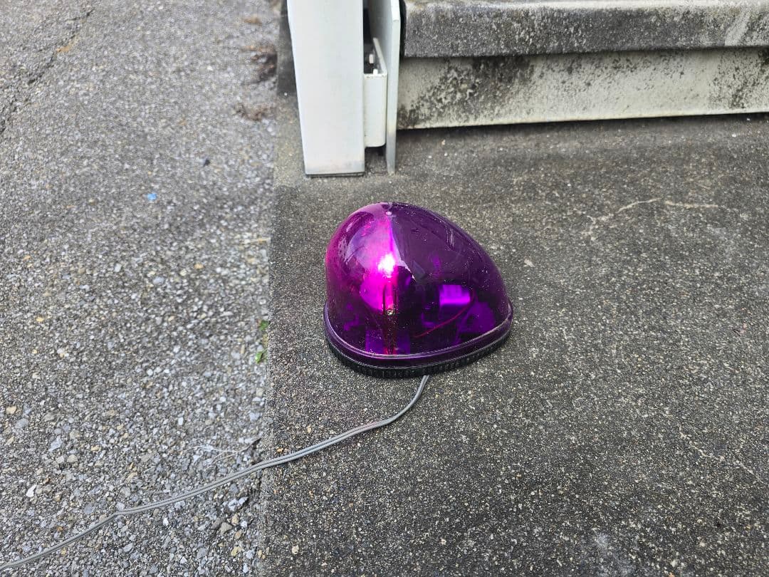 昭和レトロ！パトライト(フラッシュボール)佐々木電機製作所