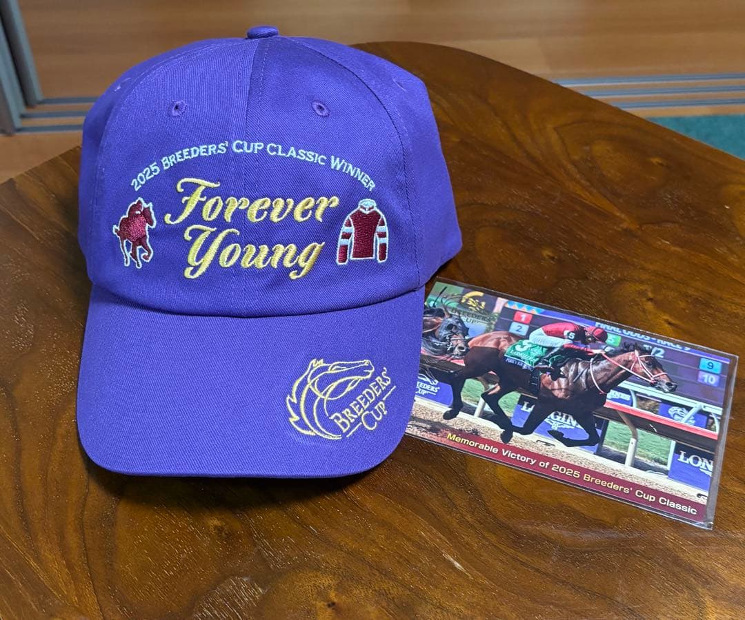 フォーエバーヤング キャップ 帽子（非売品） 競馬キャップ