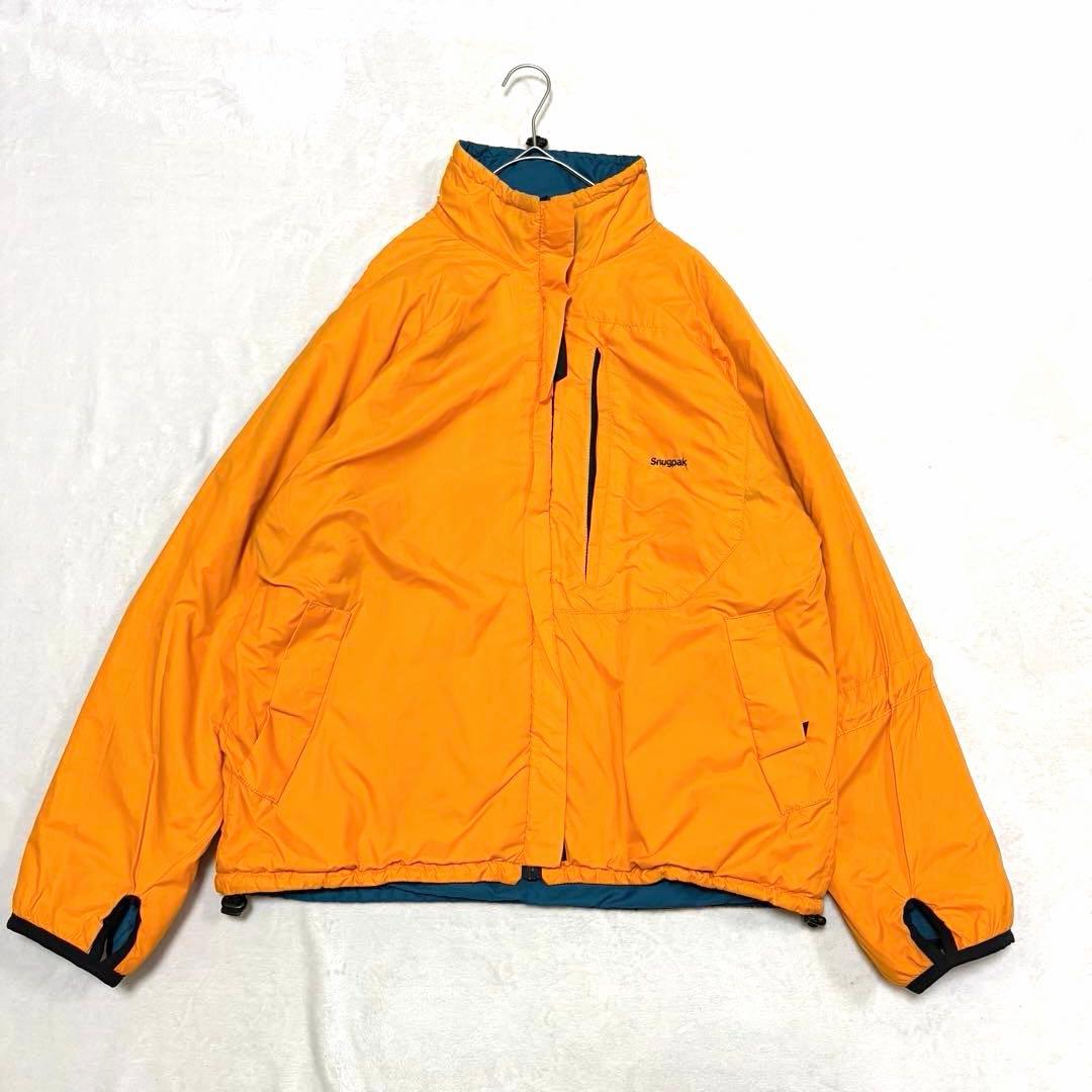 スナグパック ナイロンジャケット リバーシブル フルジップ 中綿 アウター M