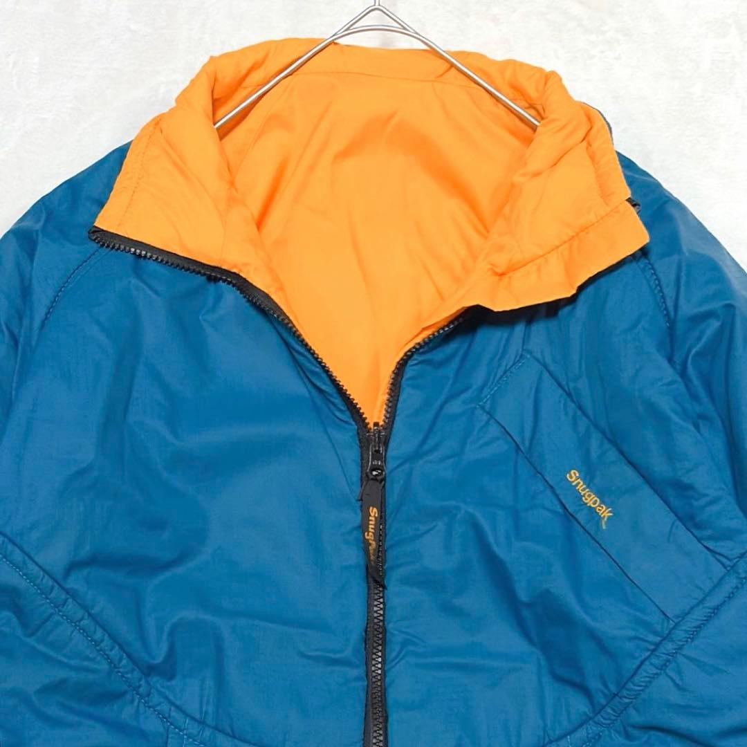 スナグパック ナイロンジャケット リバーシブル フルジップ 中綿 アウター M