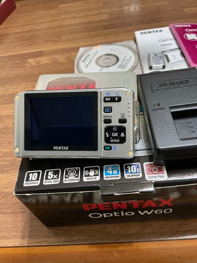 PENTAX Optio W60 コーラルピンク