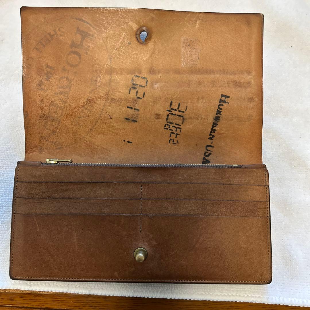 【forme（フォルメ）バーガンディカラー・コードバン長財布