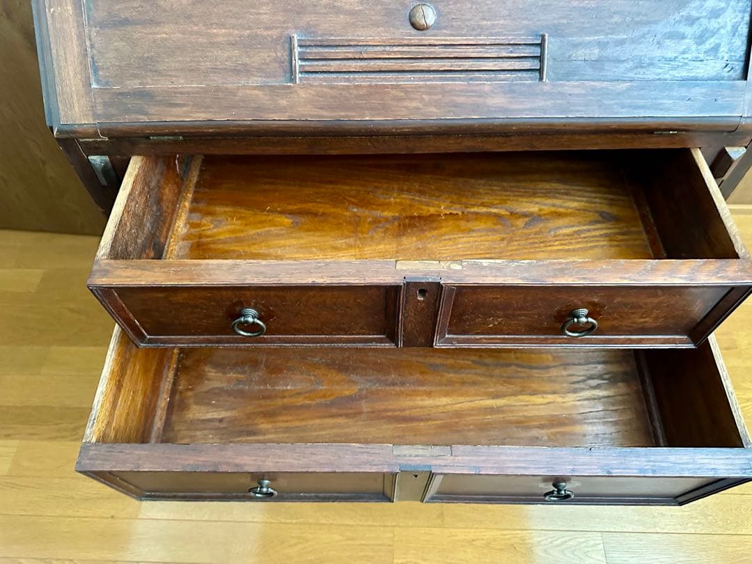 ブリティッシュスタイル/アンティーク/ライティングビューロー/