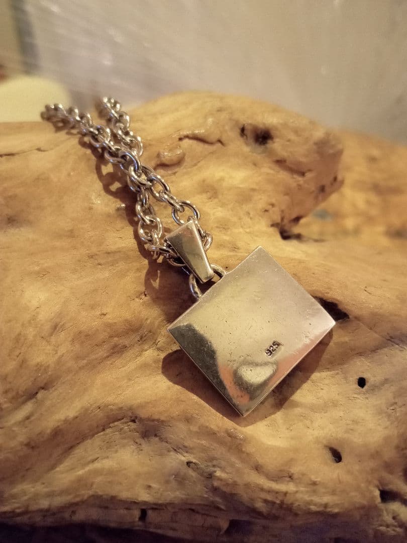 シルバー925無垢,ターンテーブル,ペンダント,トップ,レコードDJ,ネックレス