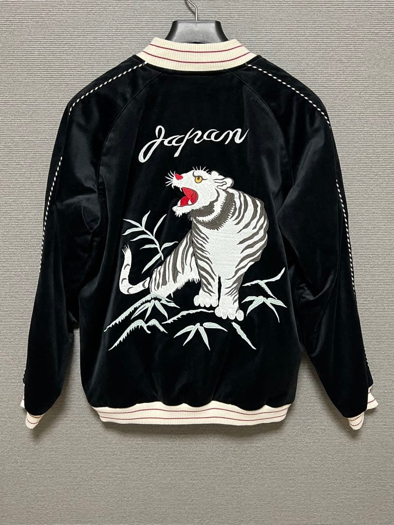 HOUSTON ブラック スカジャン X-LARGE